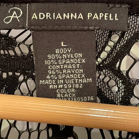 Adrianna Papell sleeveless top Lg - Picture 2 of 5